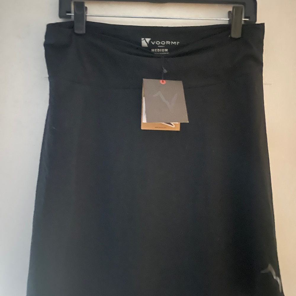 Black SKIRT VOORMI Blended Wool SKIRT, moisture wicking performance, WMN MEDIUM